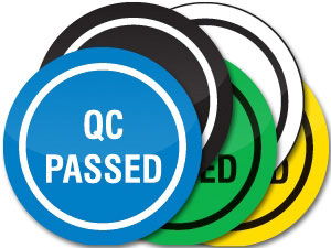 QC PASS 标签